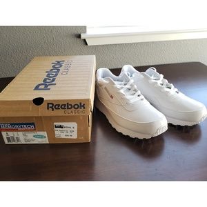 Men Reebok Classic Renaissance White Shoes Sz 9